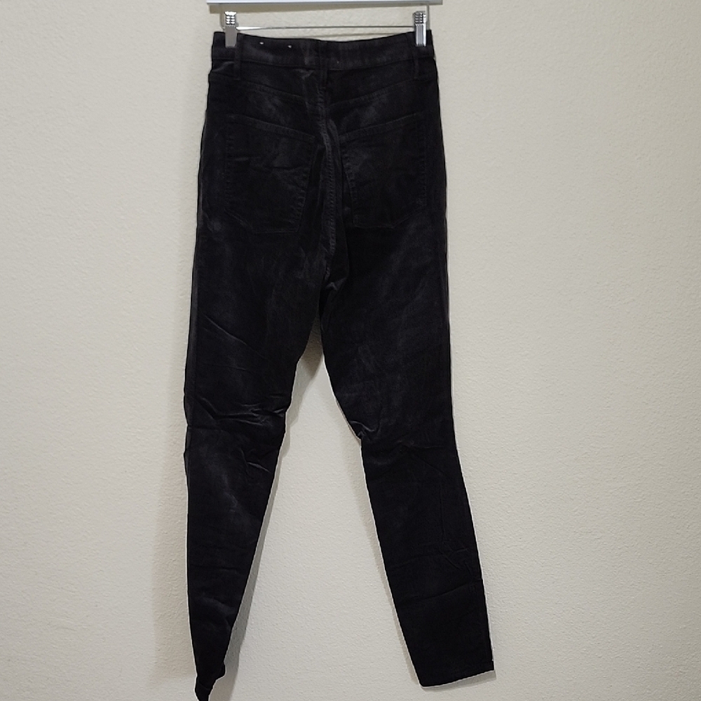 LOFT Black/Gray Skinny Corduroy Pants - Picture 6 of 10